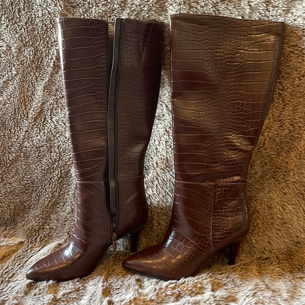 Impo knee high leather dress boots